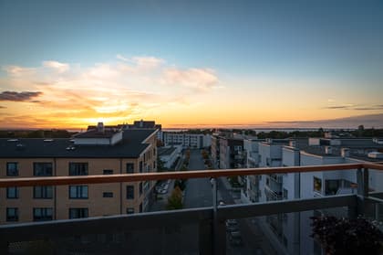 Balkong eller utsiktsbild