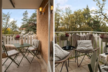 Balkong eller utsiktsbild