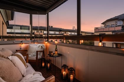 Balkong eller utsiktsbild