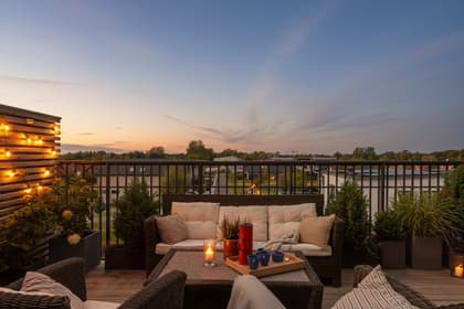 Balkong eller utsiktsbild