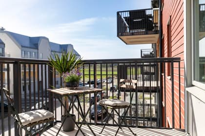 Balkong eller utsiktsbild