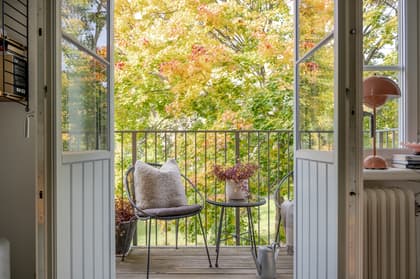 Balkong eller utsiktsbild