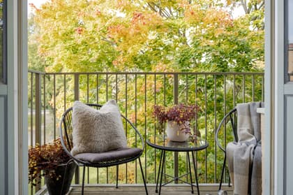 Balkong eller utsiktsbild