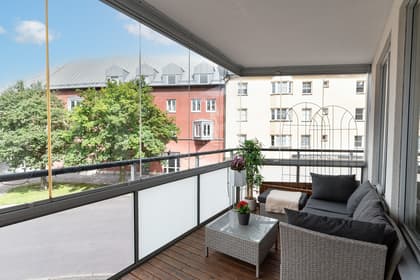 Balkong eller utsiktsbild