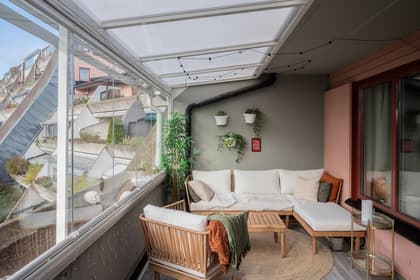 Balkong eller utsiktsbild