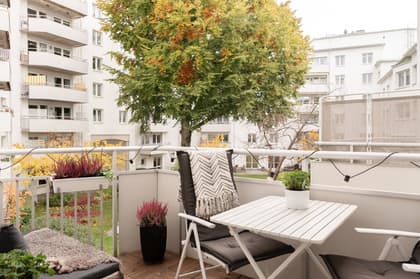 Balkong eller utsiktsbild