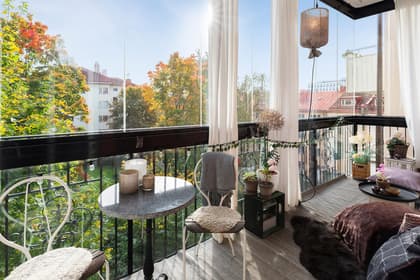 Balkong eller utsiktsbild