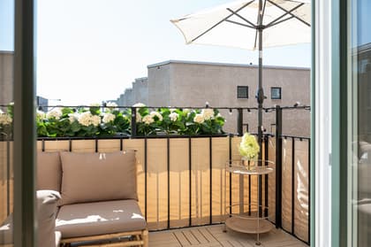 Balkong eller utsiktsbild