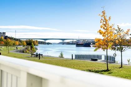 Balkong eller utsiktsbild