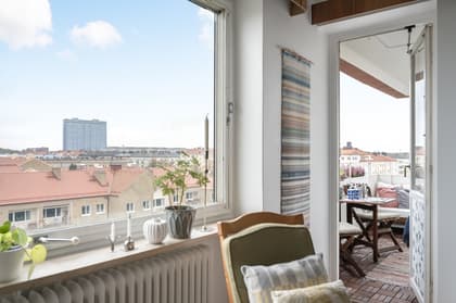 Balkong eller utsiktsbild