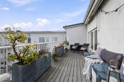 Balkong eller utsiktsbild