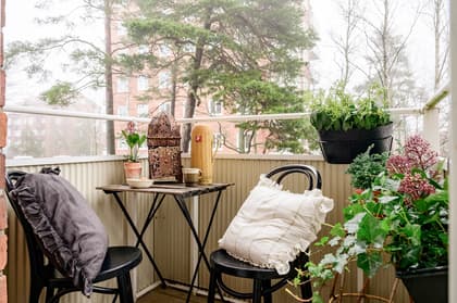 Balkong eller utsiktsbild