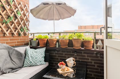 Balkong eller utsiktsbild