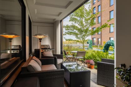 Balkong eller utsiktsbild