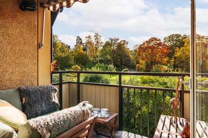 Balkong eller utsiktsbild