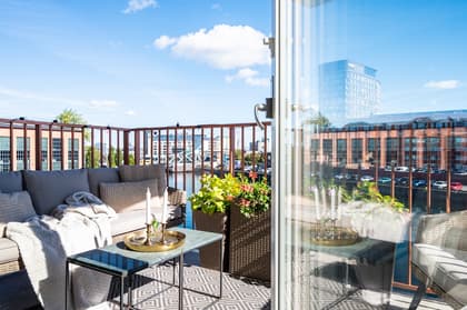 Balkong eller utsiktsbild