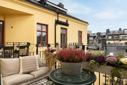 Balkong eller utsiktsbild