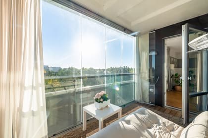 Balkong eller utsiktsbild