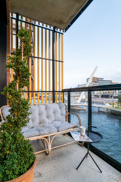 Balkong eller utsiktsbild