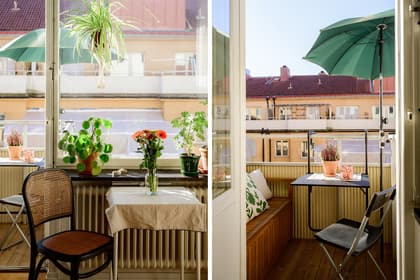 Balkong eller utsiktsbild