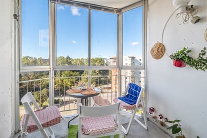 Balkong eller utsiktsbild