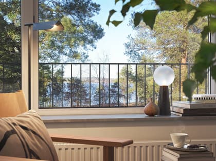 Balkong eller utsiktsbild