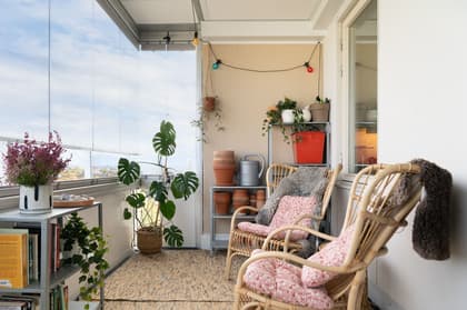 Balkong eller utsiktsbild