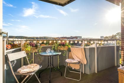 Balkong eller utsiktsbild