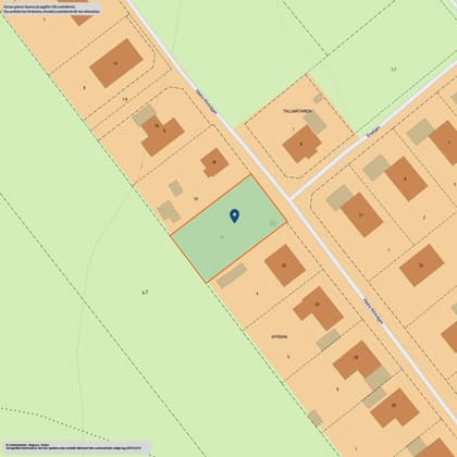 Illustrerad karta över fastigheten eller området