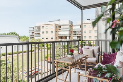 Balkong eller utsiktsbild