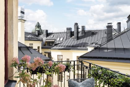 Balkong eller utsiktsbild