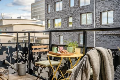 Balkong eller utsiktsbild