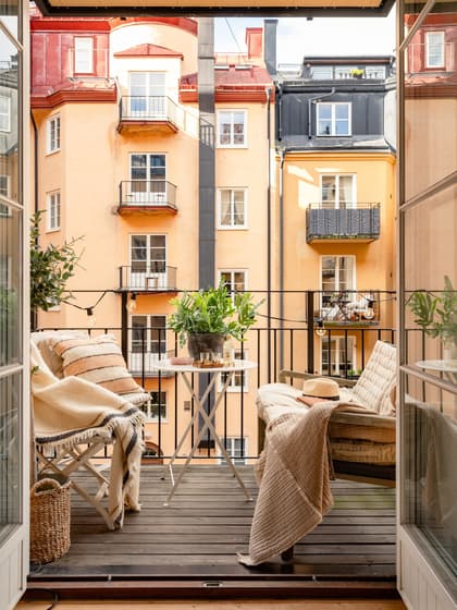 Balkong eller utsiktsbild