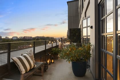 Balkong eller utsiktsbild