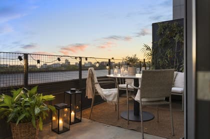 Balkong eller utsiktsbild