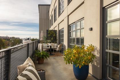 Balkong eller utsiktsbild