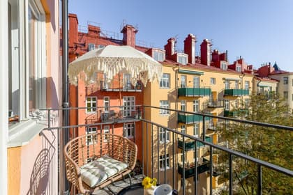 Balkong eller utsiktsbild