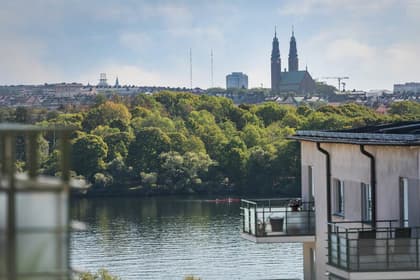 Balkong eller utsiktsbild