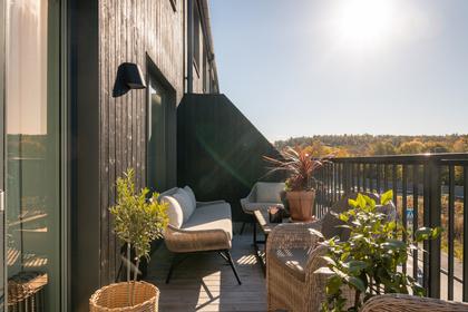 Balkong eller utsiktsbild