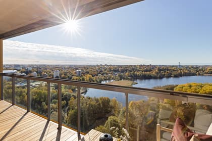 Balkong eller utsiktsbild