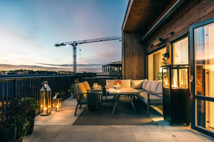 Balkong eller utsiktsbild