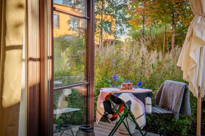 Balkong eller utsiktsbild