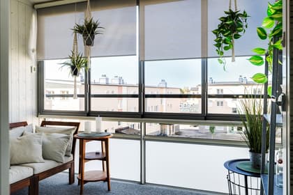 Balkong eller utsiktsbild