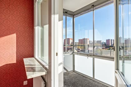 Balkong eller utsiktsbild