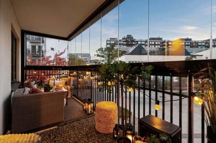 Balkong eller utsiktsbild