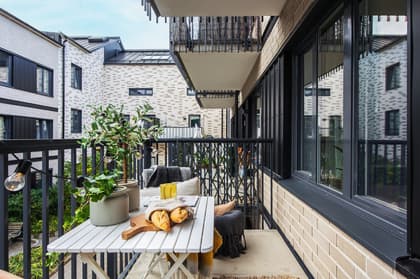 Balkong eller utsiktsbild