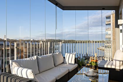 Balkong eller utsiktsbild