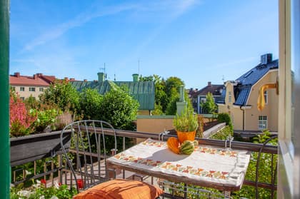 Balkong eller utsiktsbild