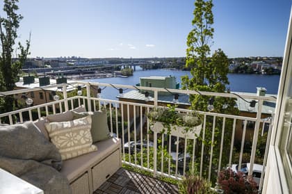 Balkong eller utsiktsbild