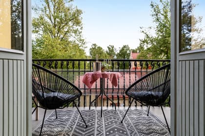 Balkong eller utsiktsbild